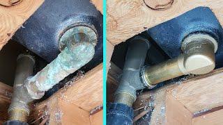 Tub drain pipe leaks, how to replace