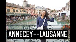 歐洲旅行--中世紀小鎮安錫Annecey/瑞士洛桑Lausanne