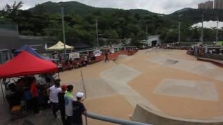 Hong Kong Street Skateboarding Contest 2016 Final Piet Guilfoyle Second Run