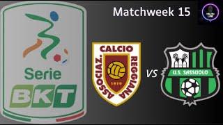 A.C. Reggiana 1919 vs U.S. Sassuolo Calcio | Serie B | LIVE