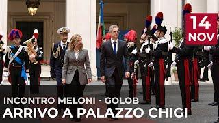 Accoglienza a Palazzo Chigi del Primo Ministro della Repubblica di Slovenia