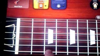 My Sharona iPad GarageBand Guitar Tutorial