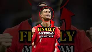 Ronaldo's dream came true!#football#ronaldo#worldcup#fifa#youtubeshorts#youtubefeed#shortvideo#fyp