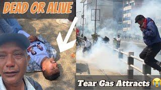 Tear Gas Attracted #Tinkune #durgaprasai || 1 Killed by Nepal police  @SMNTVNEPAL