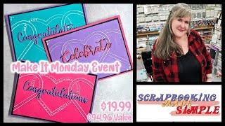 Make It Monday Event is by Sizzix. A new way to use your Sizzix Dies and SAVE BIG at the same time