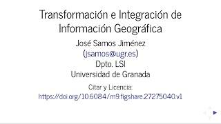 Transformation and Integration of Geographic Information (2024)