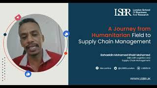 A Journey from Humanitarian Field to Supply Chain Management