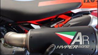 I installed an Austin Racing slip on exhaust on my Ducati Hypermotard  698 Mono RVE!!!