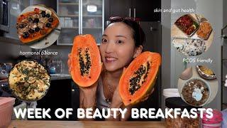 Week of Beauty Breakfasts (for skin & gut health & hormone balance)