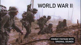 WORLD WAR II Original Color Footage With Sounds