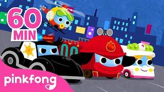 Join the Super Rescue Team  | Best Car and Bus Songs | Pinkfong Songs for Children