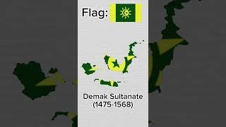 Evolution of Indonesia  Part 2 #indonesia #southeastasia #flagmap #viral #shorts #recommended