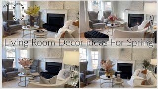 10 AMAZING LIVING ROOM DECOR IDEAS TRENDS FOR SPRING 2023/DECORATE WITH ME/HOME DECOR TRENDS