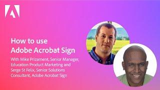 How to Use Adobe Acrobat Sign - Getting Started