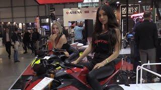 Beautiful Girls at EICMA Milano 2024 Bike and Motorbike Exhibition!