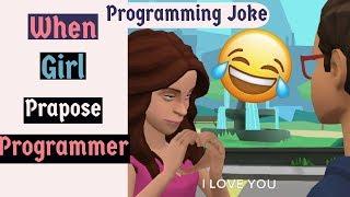 When Girl Propose Programmer ️ | Programming Jokes By #JCREDKING