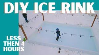 Quick and EASY DIY Ice Rink