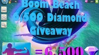 *[CLOSED]*Boom Beach Diamond Giveaway: $50 = 6,500 diamonds