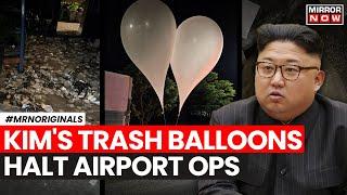 North Korea Vs South Korea | Incheon Airport Briefly Halt Services Due To North Korea Trash Balloons