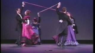 Cotillion-cross scarves | Excerpt from Dancetime! 500 years of Social Dance Vol. 1