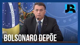 Ex-presidente Jair Bolsonaro depõe à Polícia Federal no inquérito das joias sauditas