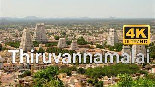 Tiruvannamalai Arunachaleswarar Temple | Girivalam | Ramana Maharshi Ashram in 4k