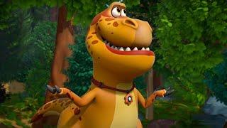 Turbozaurs - CHUCK THE CELEBRITY | Season 3 Marathon | WildBrain Bananas | Cartoons For Kids