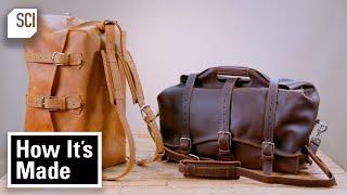 How Leather Bags Are Made | How It's Made | Science Channel