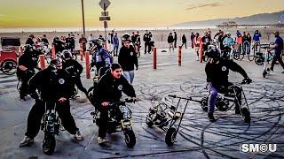 Minibikers Storm Santa Monica Beach, Raising Safety Concerns