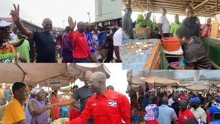 Kennedy Agyapong Clash with NDC Market Women at Amasaman | NPP Tour Amasaman