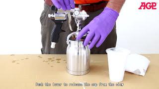 AGP【T-328 HVLP Turbine Paint Sprayer】Product Operation