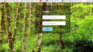 Login Form Design With Glass Effect Using HTML And CSS In Urdu/Hindi