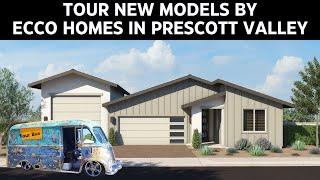 NEW HOMES!  Ecco Homes' Skyview Development Model Home Tour - Prescott Valley, Arizona.