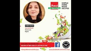 Chef Aavruti Bhatt, Episode 8894 #SimpleHomemadeRecipes Facebook Live