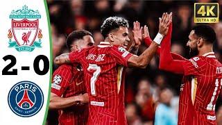 Liverpool vs PSG 2-0 • Champions League Highlights and All Goals 2024