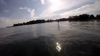 New Efoil rider about 5 min on Fliteboard  Lake Norman Charlotte, NC   @FOILUSA   #FoilUSA