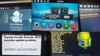 Toyota |Corolla |Grande |2018/2022 |Network Error 400 update error |youtube fix