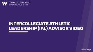 UW College of Education Intercollegiate Athletic Leadership (IAL) Advisor Madison Blatchford