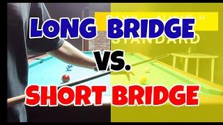 TIPS FOR LONG BRIDGE AT SHORT BRIDGE SA BILLIARD#billiards #cuesport #pool#trickshot #snooker