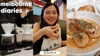 trying online therapy, cafe hopping, visiting baguette studios, the boiling crab melbourne | vlog