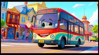 The Wheels on the Bus | Fun Transportation Song for Kids | Nursery Rhymes & Kids Songs