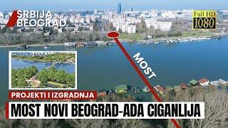 Na proleće počinje izgradnja pešačkog mosta koji će spojiti NOVI BEOGRAD i ADU CIGANLIJU