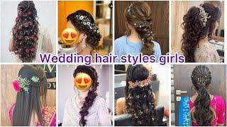 Wedding hair style girl // latest hairstyles // hairstyles for women