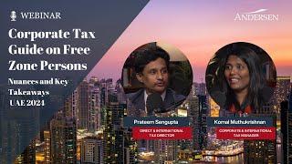 Corporate Tax Guide on Free Zone Persons UAE