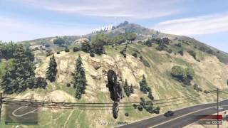 Grand Theft Auto V backflip