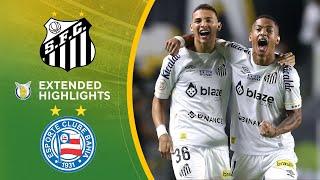 Santos vs Bahia: Extended Highlights | Brasilerao Série A | CBS Sports Golazo - South America