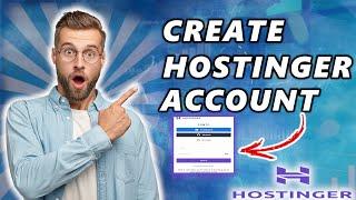 How To Create Hostinger Account [2023] Hostinger Tutorial