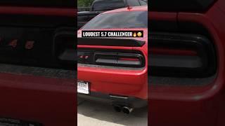 LOUDEST 5.7 CHALLENGER IDLE #hellcat #dodgechallenger #cars #dodge #dodgehellcat