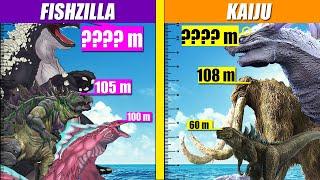 Fishzilla vs Kaiju Size Comparison | SPORE