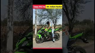 Crazy XYZ Vs Mr Indian Hacker Bike Collection | #shorts #mrindianhacker #crazyxyz